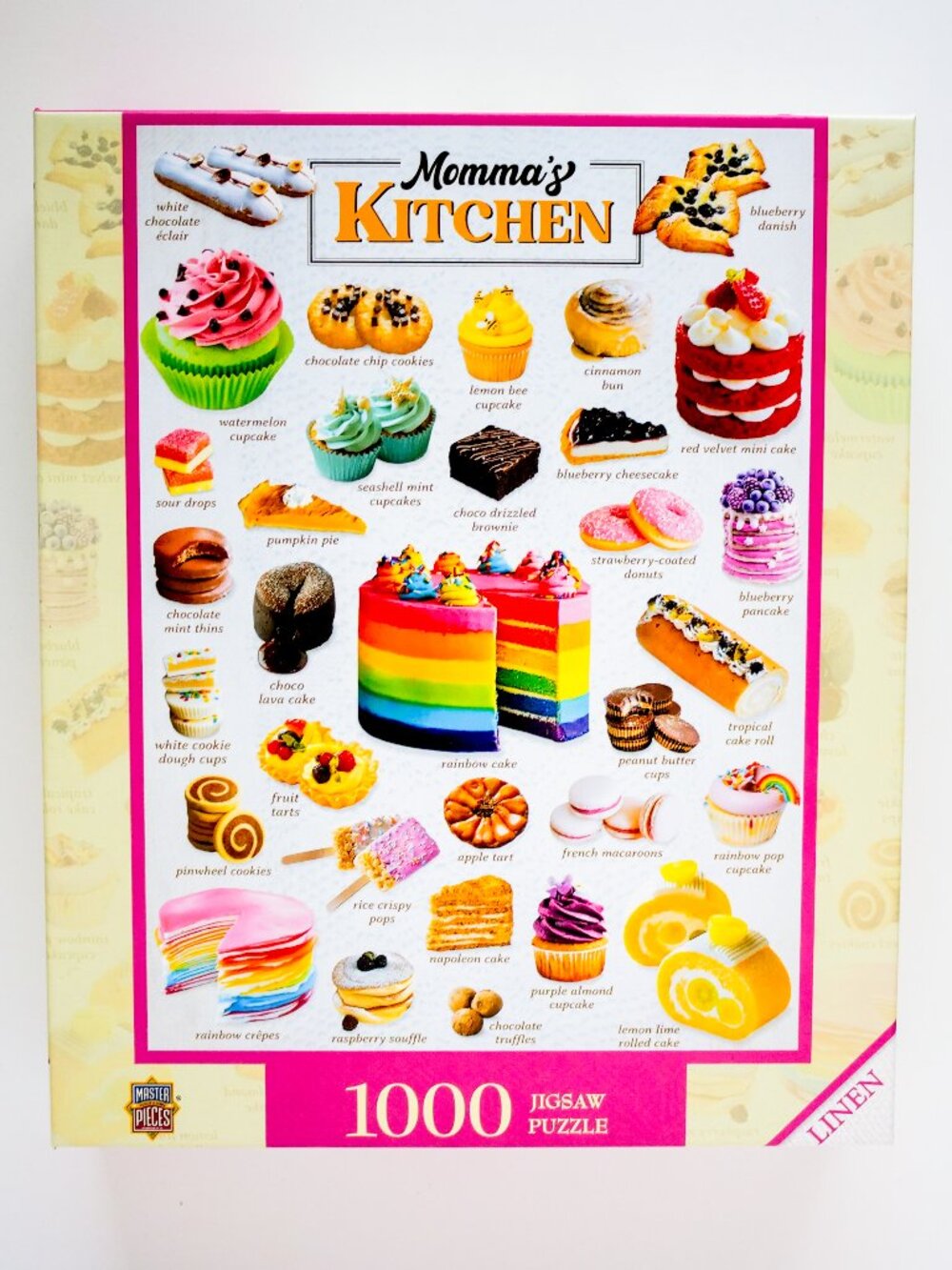 🍰 NEW 🍰 "Momma's Kitchen" Linen (1,000) Piece Puzzle by MasterPieces